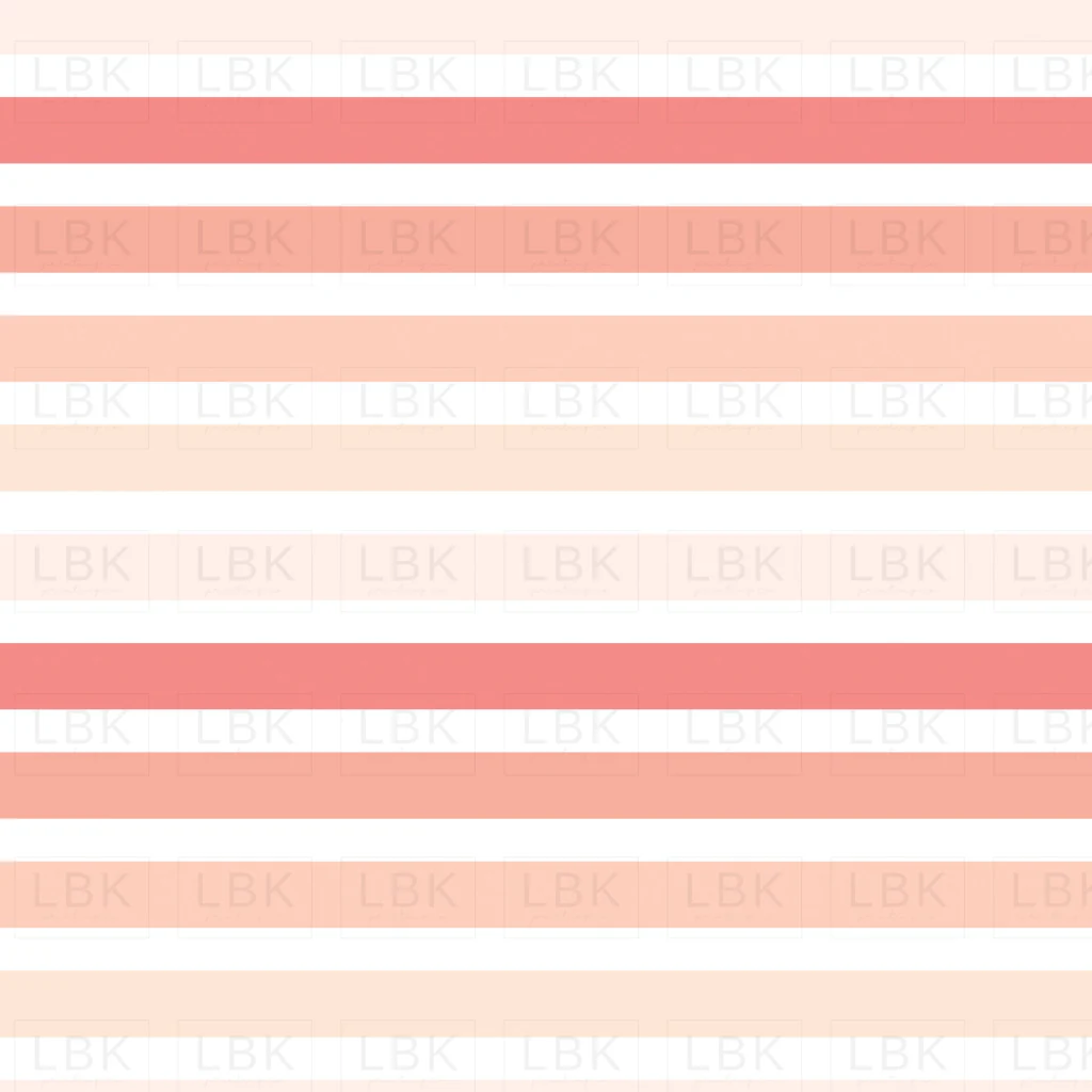 Vintage Spring Pink Ombre Stripes