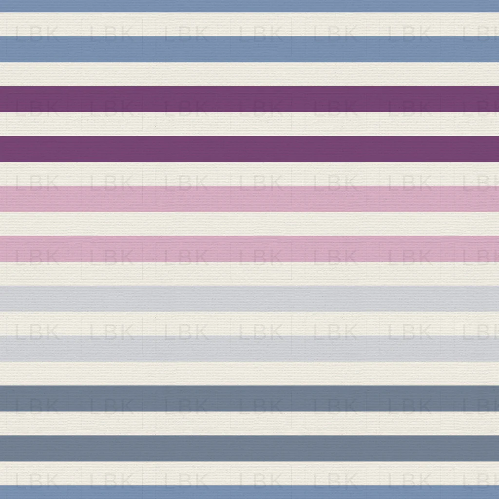 Vintage Summer Hydrangea Periwinkle Stripes with Texture