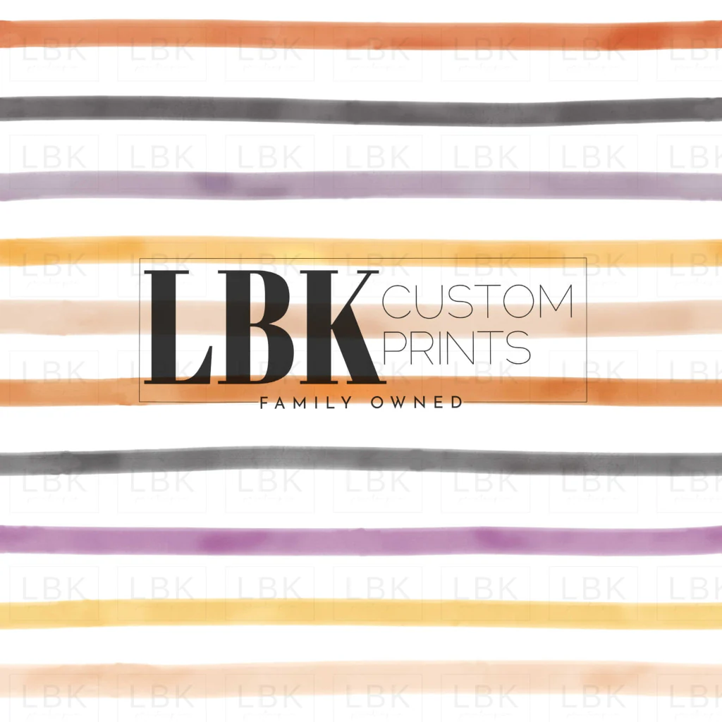 Watercolor Candy Stripes