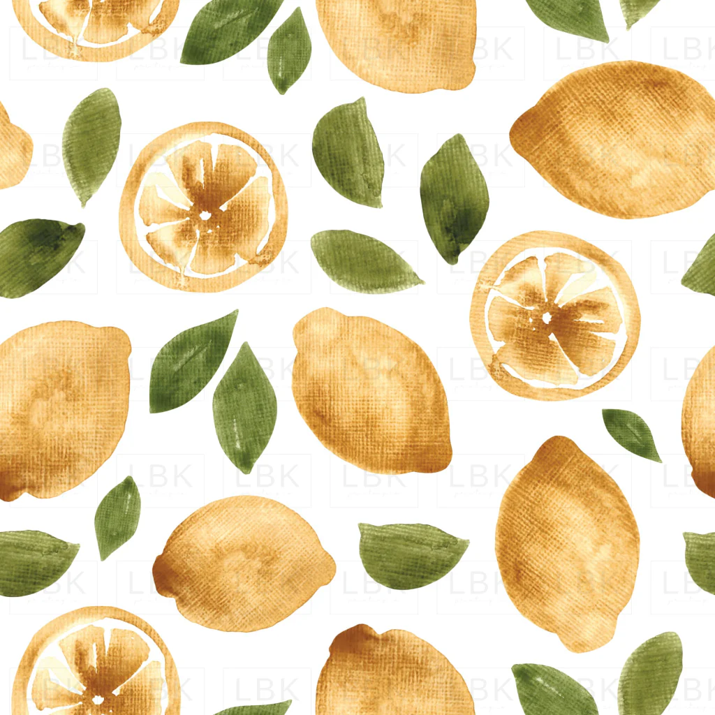 Watercolor Lemons