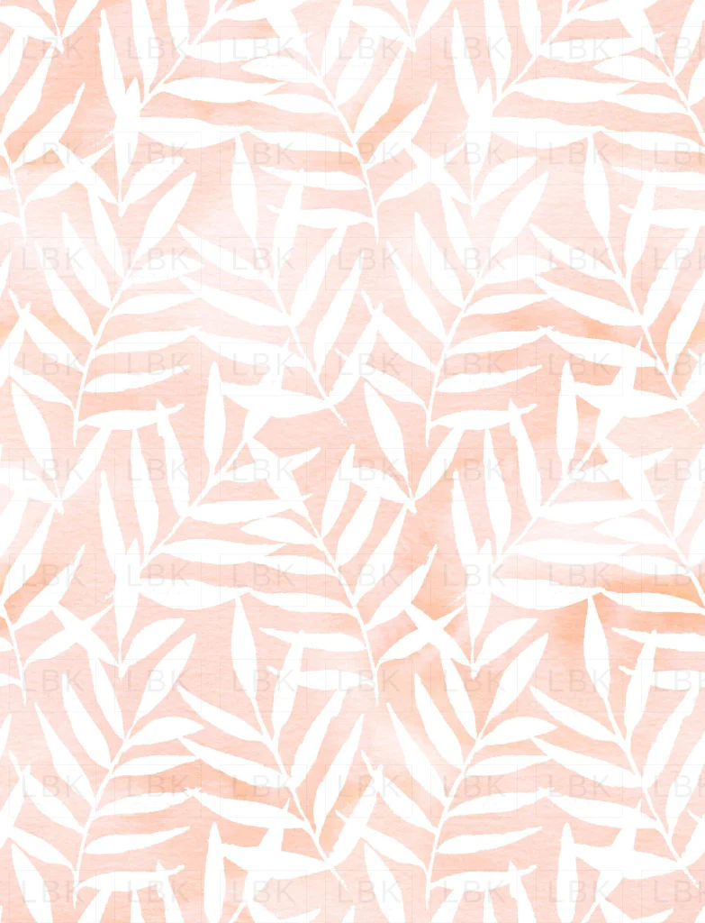 watercolor palm leaves pink sandsdk