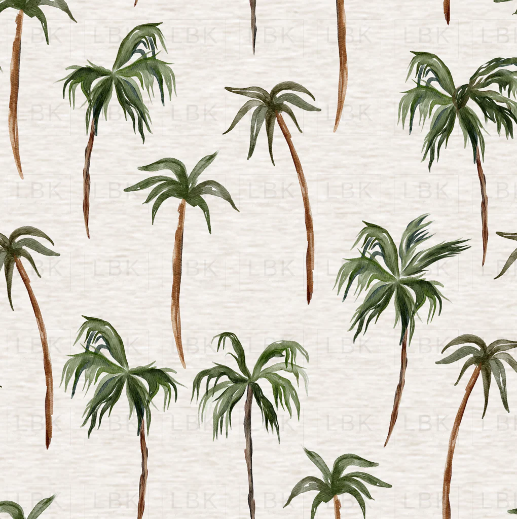Watercolor Palm Trees
