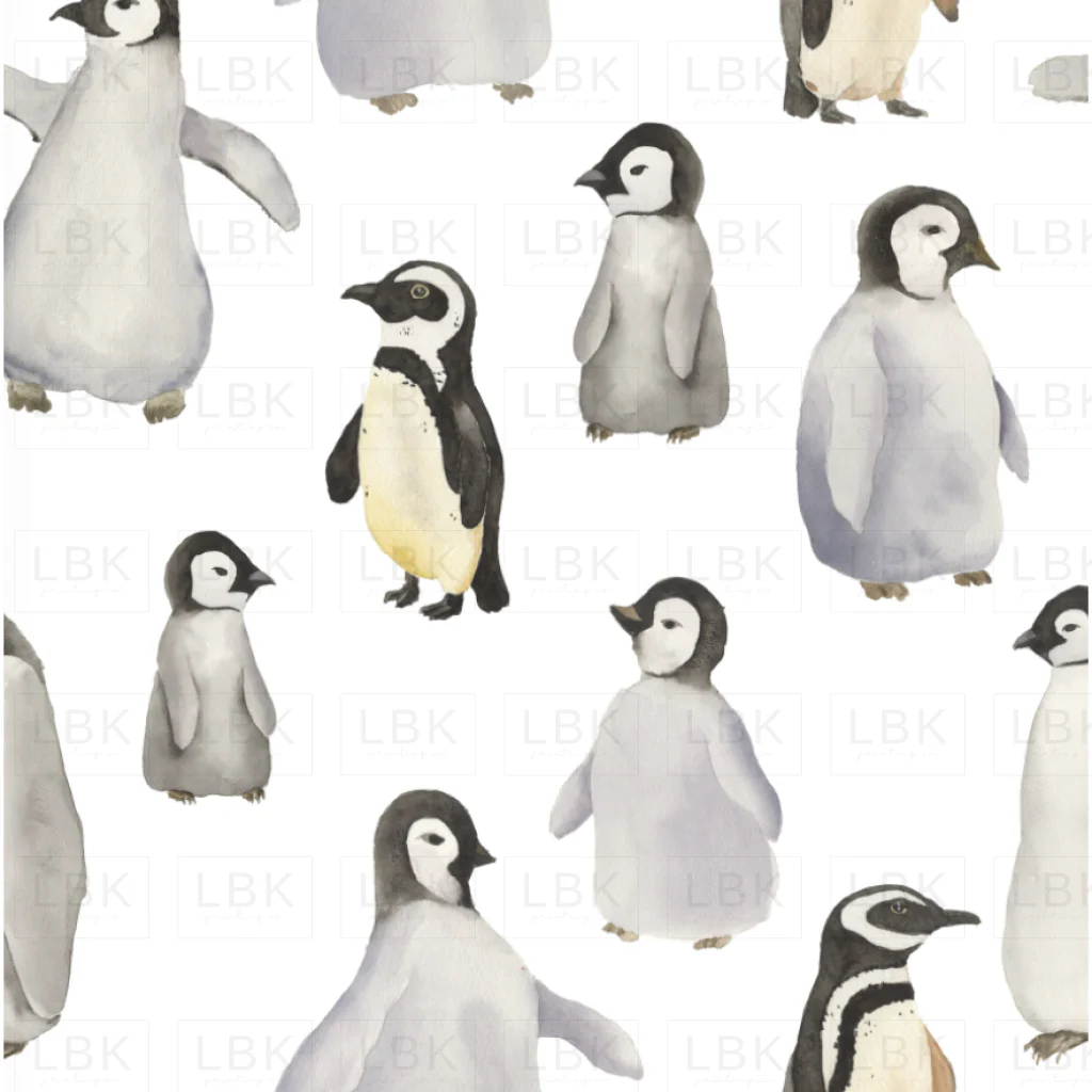 Watercolor Penguins