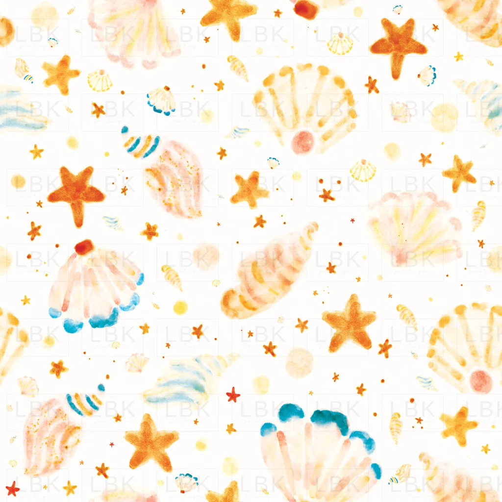 Watercolor Seashells