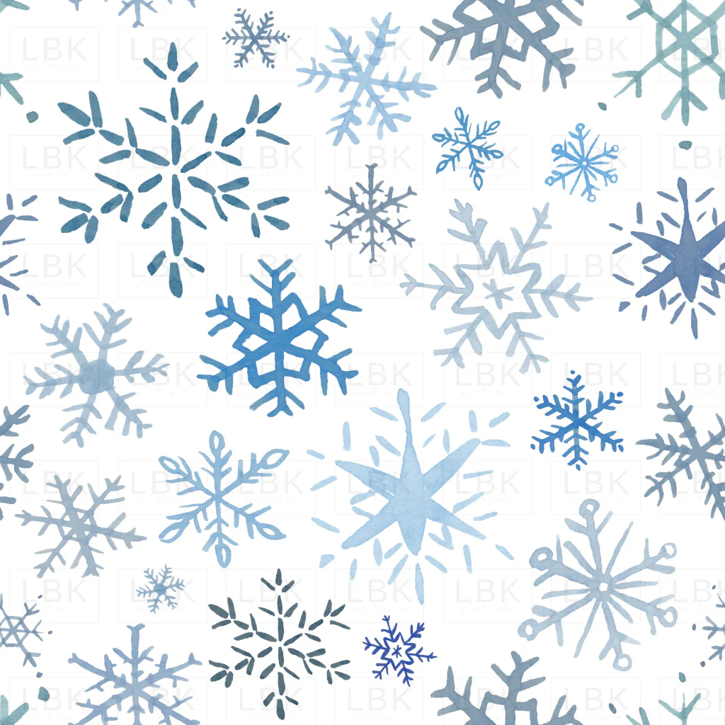 Watercolor Snowflakes