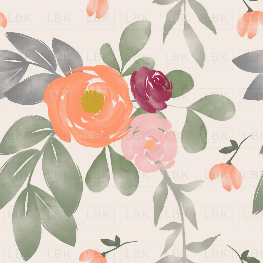 Watercolor Spring Floral