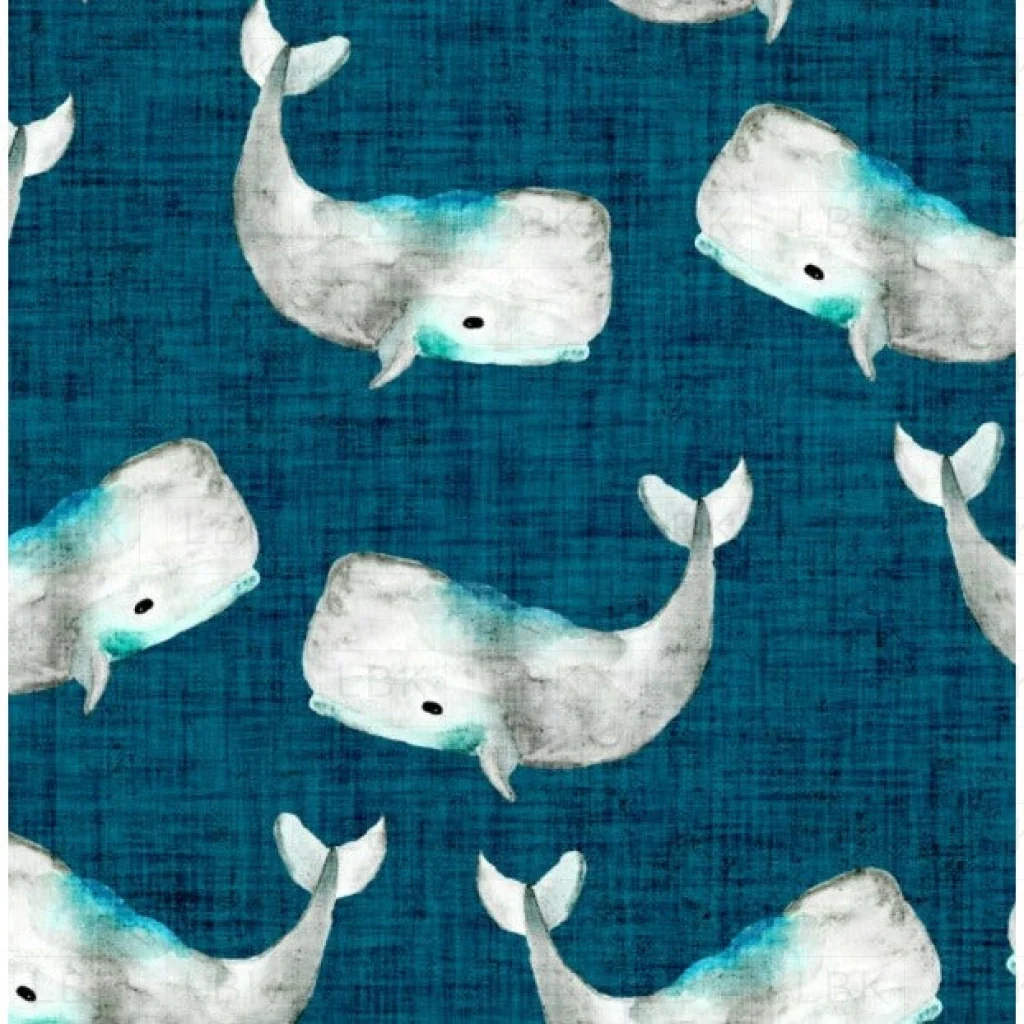 Whale Tale on Denim