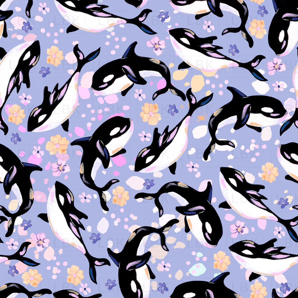 Whales on Lavender