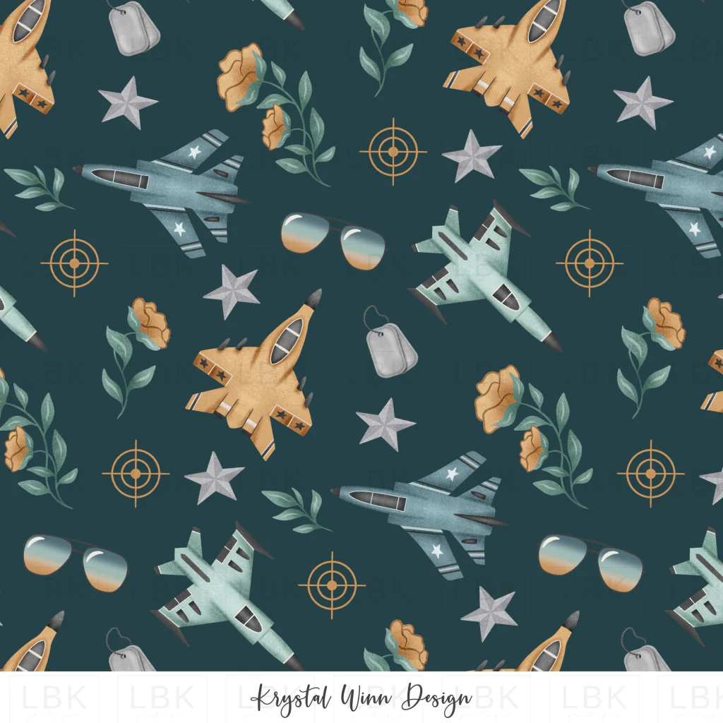 Wingman Flower Jets Navy