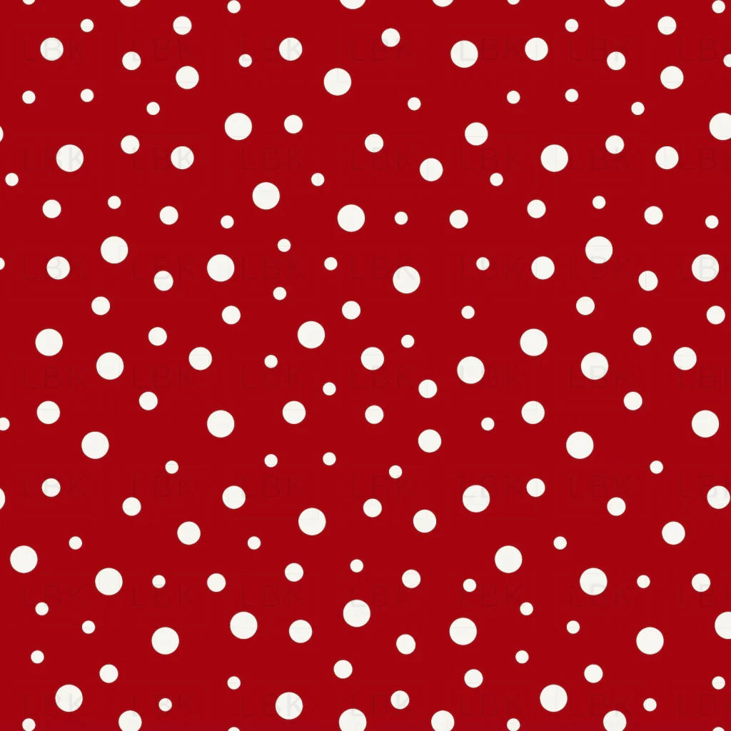 Winter Fox Dot Red