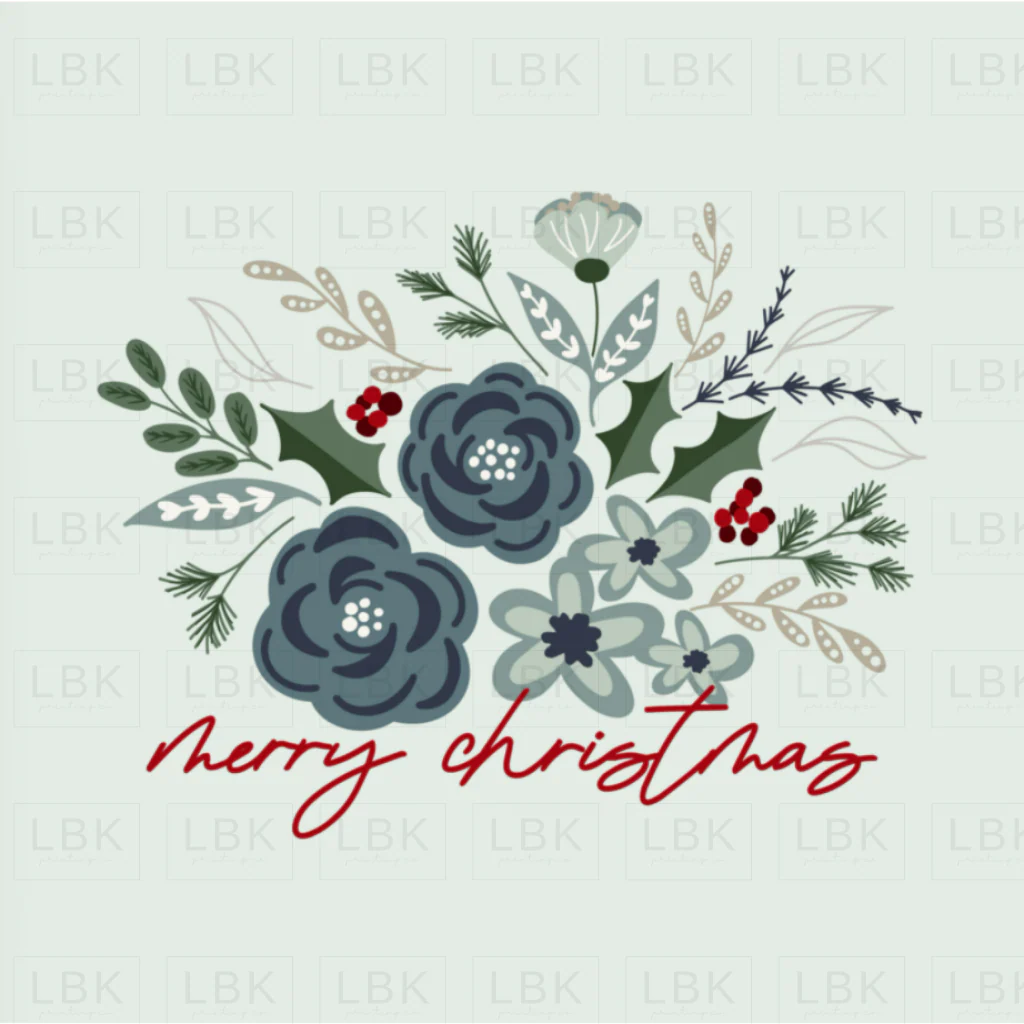 Winter Fox Merry Christmas Panel