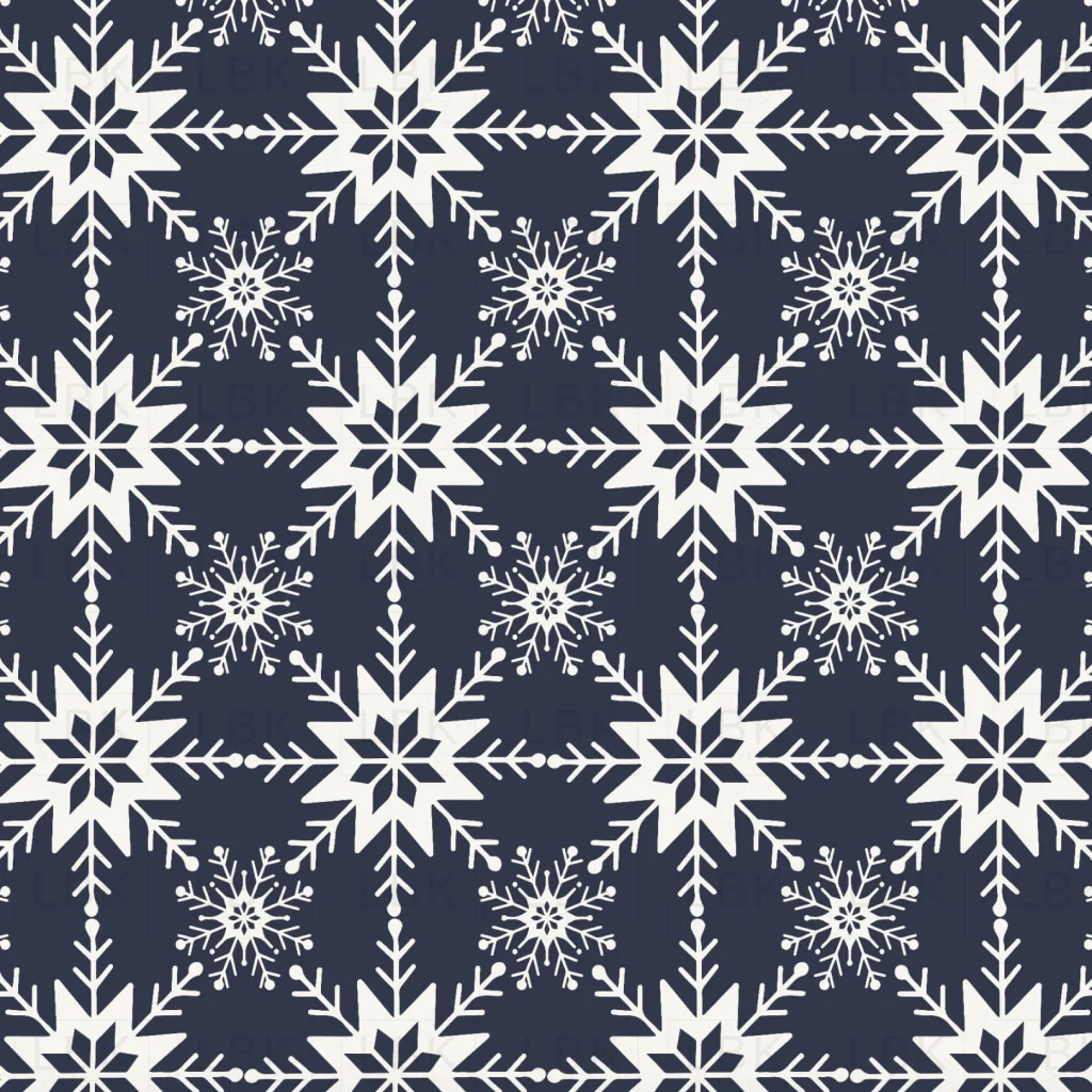 Winter Fox Snowflake Navy