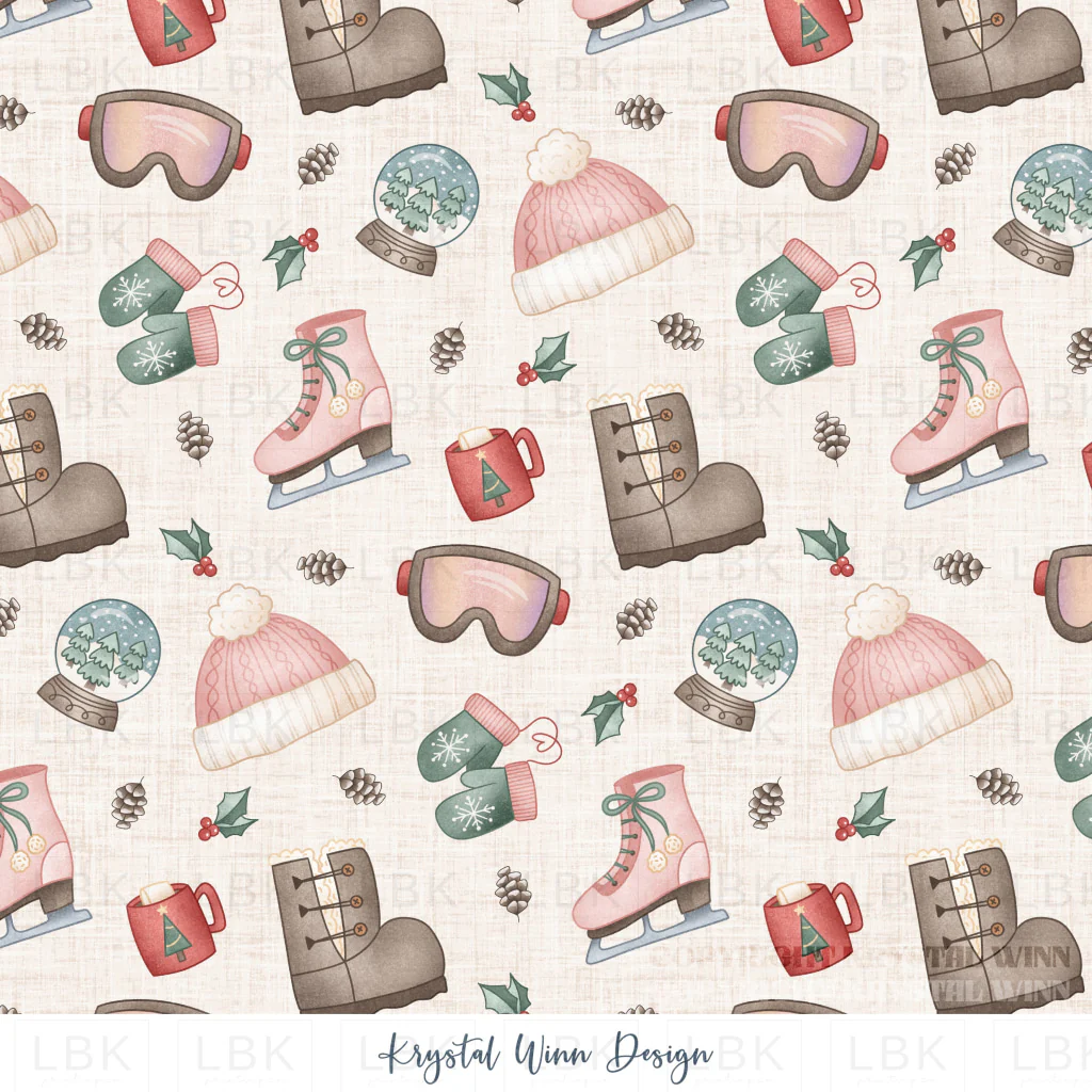 Winter Wonderland Pink Gear Cream