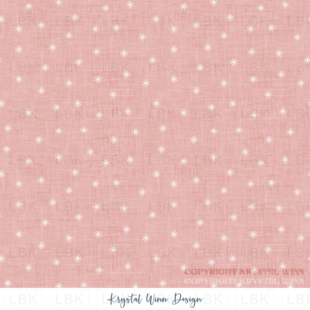 Winter Wonderland Snow Dot Pink