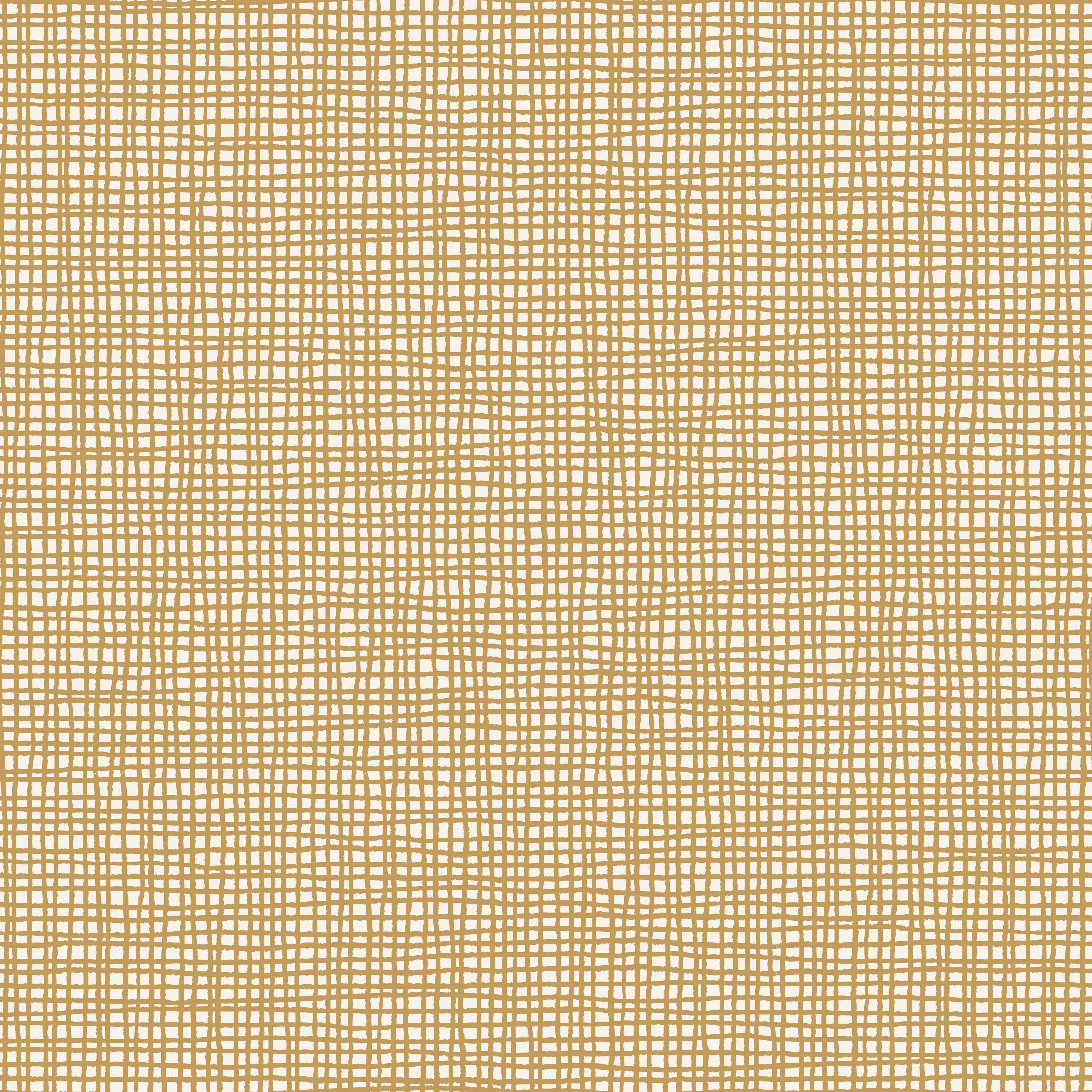 Woven Scribble Grid-gold